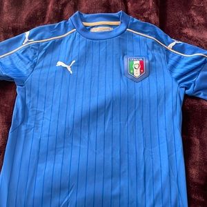 Mens Puma Italia Soccer Jersey